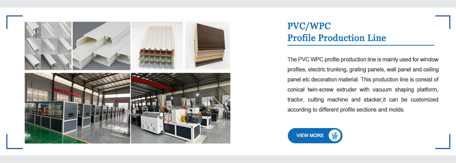 PP PVC Profile/Trunking Profile Machine