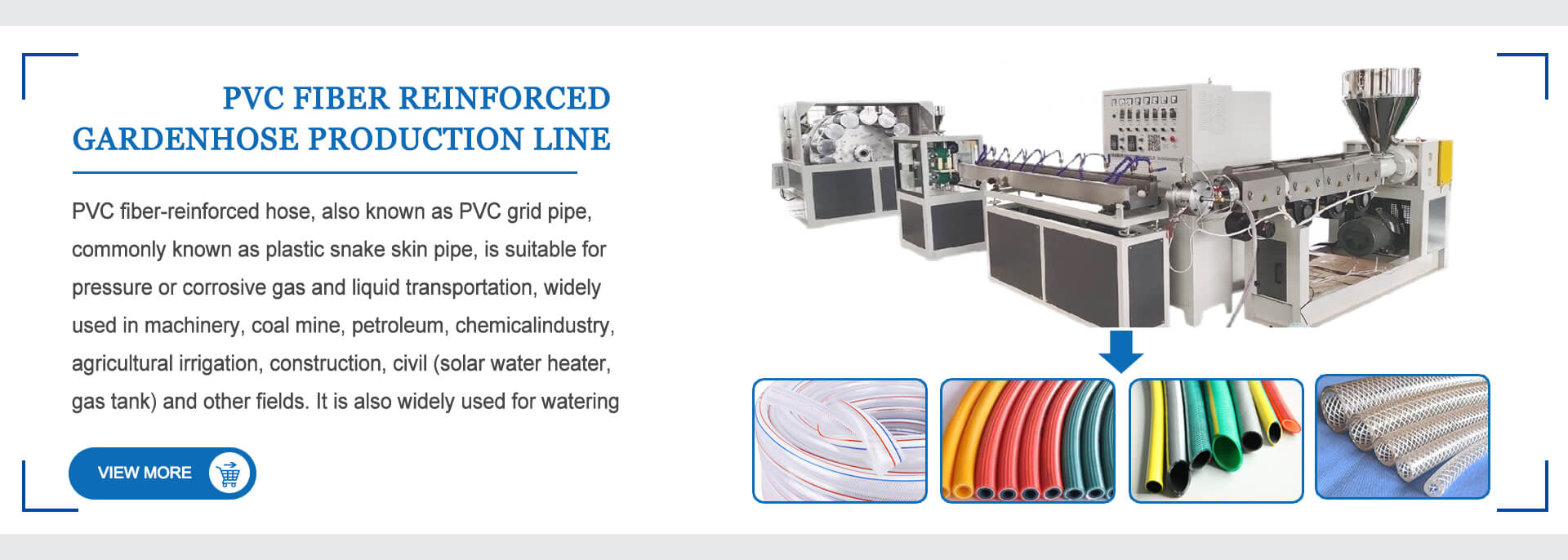 PVC Fiber Reinforced Hose Extrusion Line