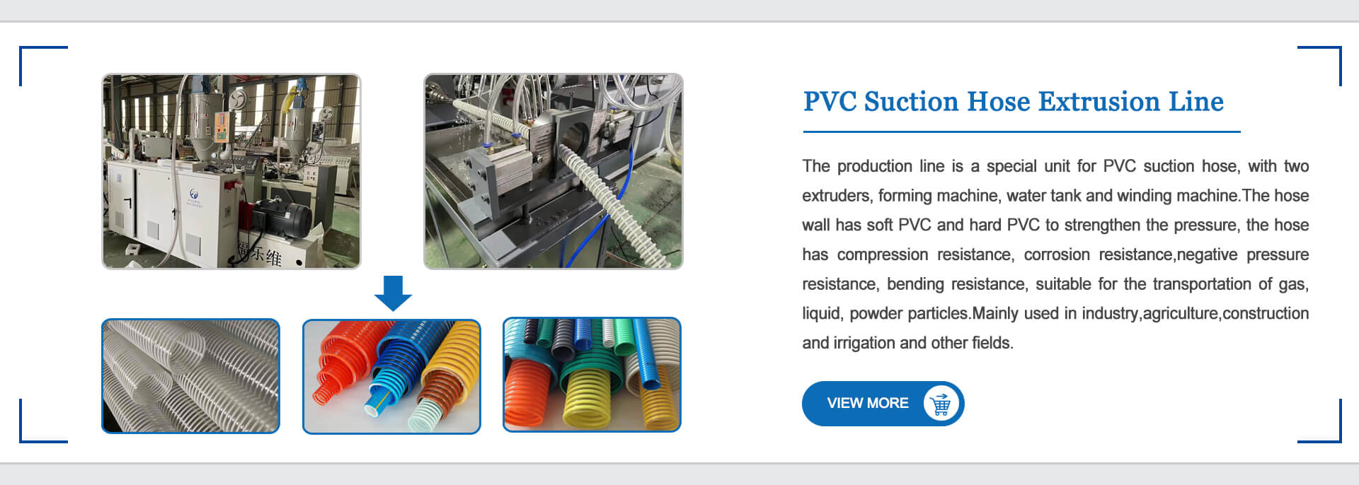 PVC Suction Hose Extrusion Line