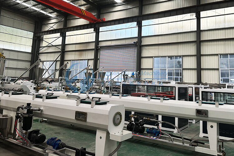 PP PE PPR Compound Pipe Extrusion Line